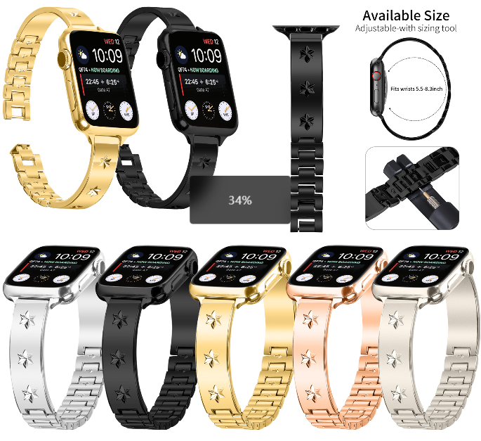 Alloy black smartwatch band 38/40/41mm ap1.1.38