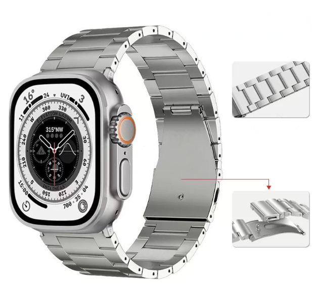 Titanium black smartwatch band 38/40/41mm ap18.1.38