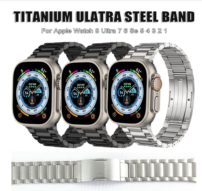 Titanium black smartwatch band 38/40/41mm ap17.1.38