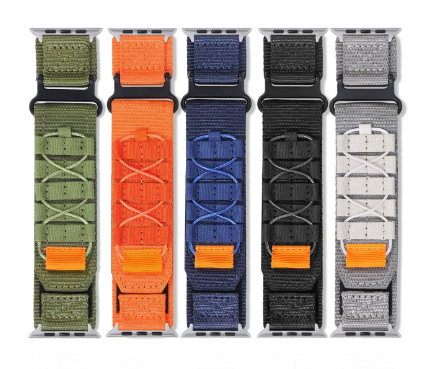 Nylon black smartwatch band 42/44/45/49mm ap32.1.42