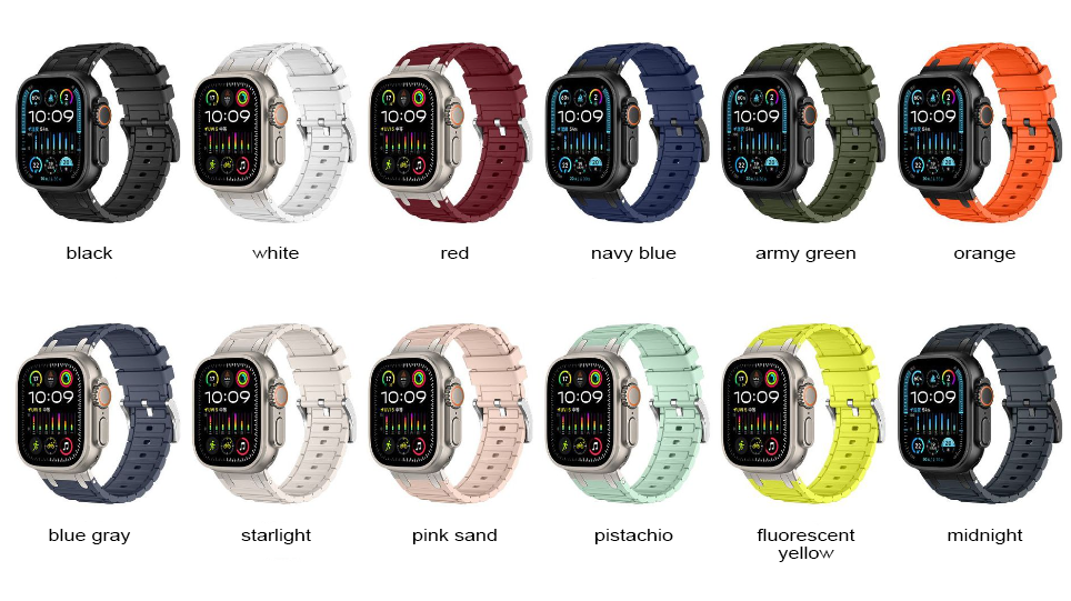 Silicone 12# smartwatch band 42/44/45/46/49mm ap21.12.42