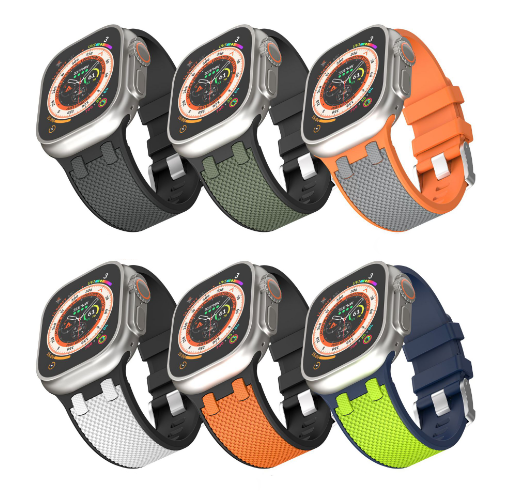 Silicone 23g blue&lime smartwatch band 42/44/45/49mm ap43.5.11a.42