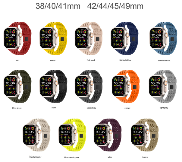 Silicone 4# smartwatch band 42/44/45/46/49mm ap20.4.42
